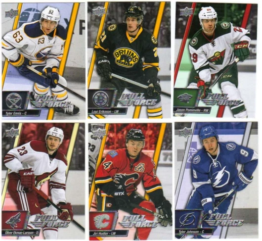 2015-16 Upper Deck Full Force Hockey - Base Set Cards - Choose Card #'s 1-100 - Image 1 of 1