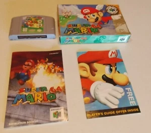 Super Mario 64 (Nintendo 64 N64) Complete in Box CIB Tested Authentic  - Picture 1 of 10