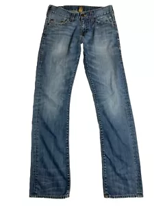 True Religion Jeans Herren 30x34 Ricky Relaxed Straight Medium Wash Baumwolle Denim - Bild 1 von 22