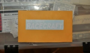 Saleen Racecraft Decal white OEM original 4 '' - Picture 1 of 1