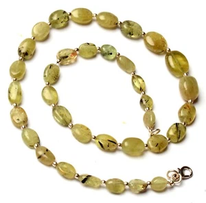 Collar de cuentas pepita tamaño 7 a 13 mm gemas ojo de gato crisoberilo natural - Imagen 1 de 8