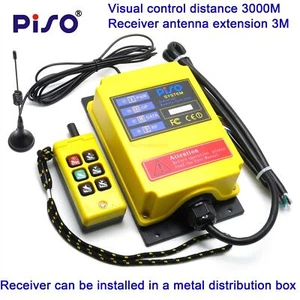 PISO F21-4S-YY Industrial Wireless Remote Controller 300M Visual control New - Picture 1 of 8