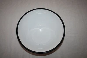 Vtg Red Graniteware Red 10 1/4" Bowl - Enamelware Japan MCM - Picture 1 of 4
