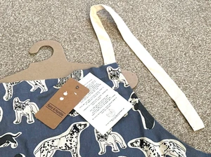 Organic Recycled RAINE & HUMBLE Foodie Chef Food Cooking Apron DOGS - Picture 1 of 3