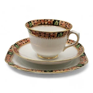 Vintage Royal Albert Crown China Teacup and Saucer with Cake or Sandwich Plate - Picture 1 of 10