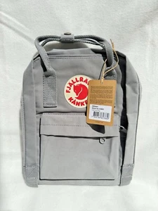 Mini Fjällräven Kanken Rucksack für Arbeit & Reisen, Nebel, Höhe 11,4 Zoll, 7 L - Bild 1 von 4