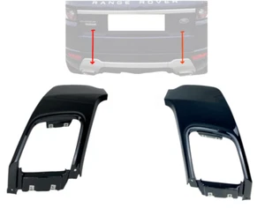 Inserto paraurti posteriore Range Rover Evoque pannelli occhielli traino nero dinamico 1 paio - Foto 1 di 7