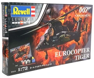 Revell 1/72 Scale Model Kit 05654 - Eurocopter Tiger Bond 007 Goldeneye - Picture 1 of 5