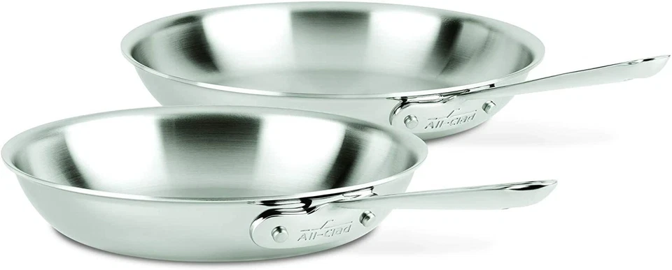 All-Clad D3 3-Ply 8 and 10 inch Fry pan Set