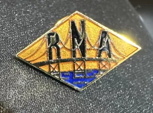 RNA San Francisco California Waterway Bridge Golden Diamond Shaped Pin Back - Picture 1 of 5