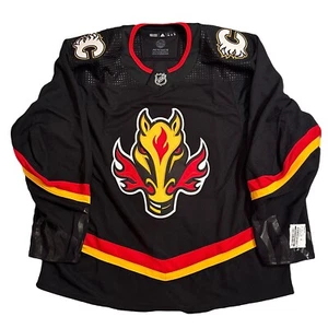 Calgary Flames Adidas MiC Primegreen “Blasty” Alternate Jersey (56) Team Issued - Picture 1 of 7