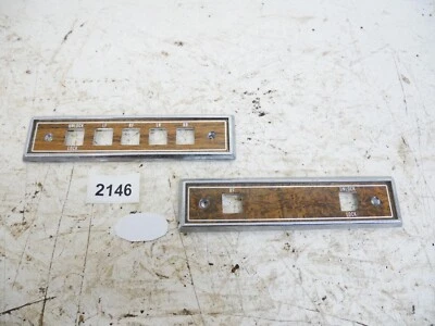 Jeep Grand Wagoneer 84-91 P/S D/S Door Power Window Switch Cover Trim Woodgrain - Image 1 of 4