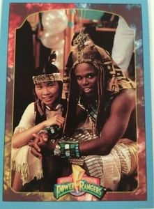 1994 Mighty Morphin Power Rangers / Zack & Trini / Series 2 / #89 / Blue Border - Picture 1 of 6