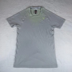 Gymshark Shirt Herren Small grau Kurzarm Sport Gym Training Rundhalsausschnitt T-Shirt - Bild 1 von 5