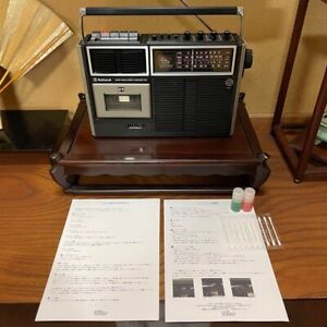National RQ-560 3 Band Radio Cassette Recorder from japan Working Good