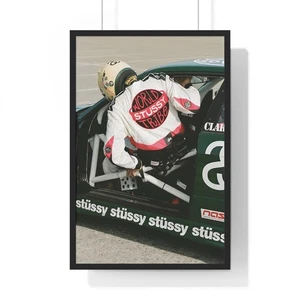 Stüssy Racing Poster – Streetwear Wall Art Print, Aesthetic Home Decor - Picture 1 of 2