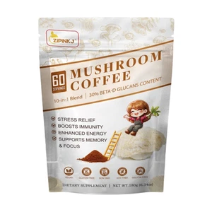 Caffè ai funghi biologico 100% autentico SPEDIZIONE GRATUITA / meglio di Ryze / senza odore - Foto 1 di 15