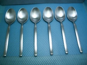 Zwilling J.A.Henckels OPUS Satin Set of 6 Soup Spoons 7 1/4" Stainless Flatware - Picture 1 of 4