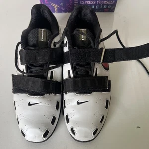 Nike Hombres Romaleos 2 Blanco y Rojo Universitario476927-601 Zapatos de Levantamiento de Pesas Talla 11 - Imagen 1 de 24