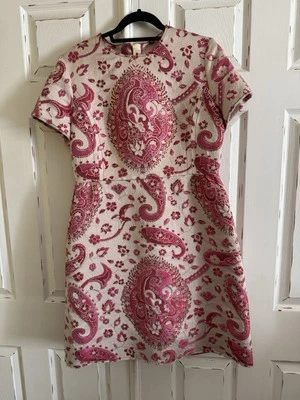Marni Pink Jacquard Dress Sz 44 - Image 1 of 4