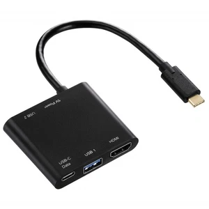 Hama Usb-C 3.1 Hub USB + HDMI 4K UHD Adaptateur Av pour TV PC Portable Macbook - Photo 1/7