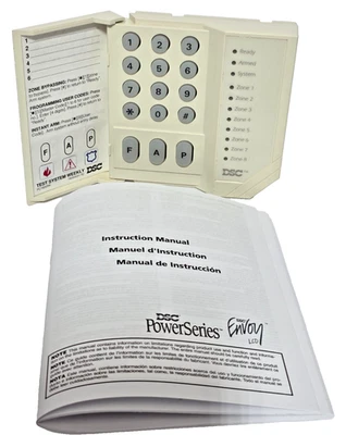 DSC PC1555RKZ P 8 Zone LED PowerSeries Keypad - Image 1 of 4