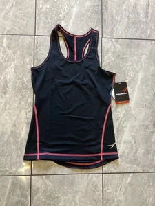 Endeavor Tank Top Womens XS Black Pink Racerback Athletic Gym Workout Shirt - Picture 1 of 4