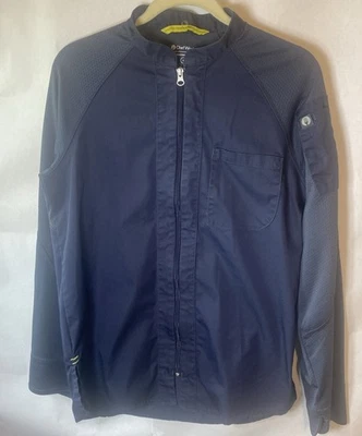 Chef Works Men’s Zip Up Coat Navy Size Small - Image 1 of 4