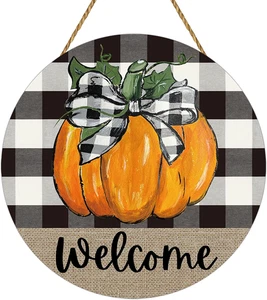 Fall Decorations for Home Fall Door Decor Pumpkin Wall Decor Pumpkin Hanging - Picture 1 of 12
