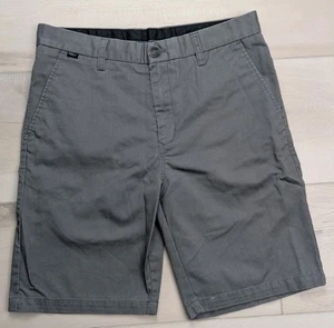 Fox Racing Essex Shorts Youth Boys Size 20/30 Gray Chino Flat Front Shorts - Picture 1 of 12