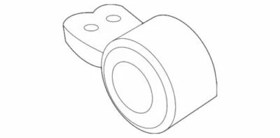 Suporte traseiro de braço de controle inferior genuíno Ford 9G1Z-3C403-A - Imagem 1 de 2