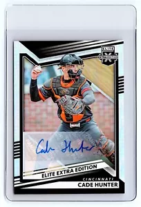Panini Elite 2022 edición extra Rookie Auto #153 Cade Hunter Cincinnati Reds - Imagen 1 de 2
