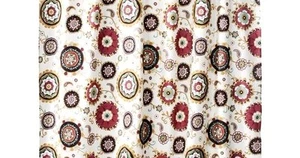 MudHut Sofia Floral Lined Valance 58" x 14" - Picture 1 of 4