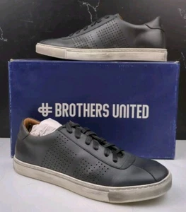 Zapatilla deportiva para hombre Brothers United Manor St, Napa lavada negra, talla 9M - Imagen 1 de 10