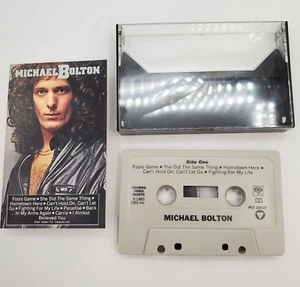 Michael Bolton Self Titled Cassette 1983 Columbia Fools Game Paradise Fools Game - Picture 1 of 8