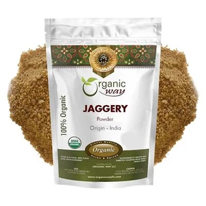 Organic Way Jaggery Powder | Kosher Certified Origin - India (1lbs 16 Oz) - Picture 1 of 1