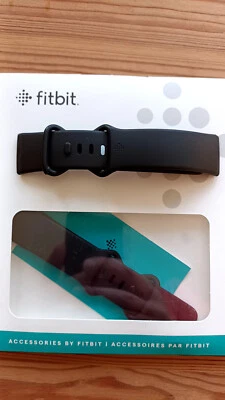 Fitbit Versa 3 40mm Aluminiumgehäuse Schwarz mit Silikonband, plus Ersatzband - Bild 1 von 3