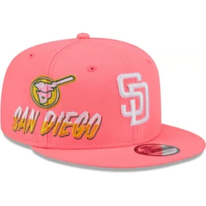 New Era San Diego Padres City Connect Pink Custom 9FIFTY 950 Snapback Hat Cap - Picture 1 of 5