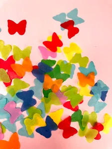 Papel de boda biodegradable confeti arco iris MARIPOSAS Flutterfall para 50 invitados - Imagen 1 de 3