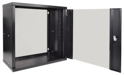 19", 12U, Steel Shallow Rack Mounting Wall Hardware Cabinet - RC12U300 - Image 1 of 4