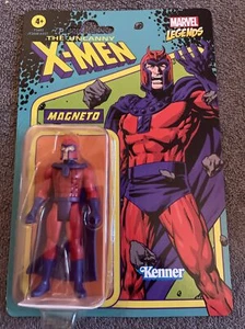 MARVEL LEGENDS MAGNETO RETRO KENNER HASBRO ACTION FIGURE NOC  3.75” 2021 - Picture 1 of 3