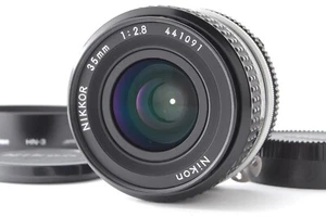 [Near Mint] Nikon Nikkor Ai 35mm f/2.8 Wide Angle Prime lens w/hood From Japan - Picture 1 of 14