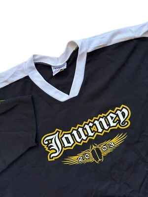 Camiseta deportiva de hockey de colección Journey Main Event 2003 gira de conciertos para hombre 2XL *manchas* Foto 1 de 4