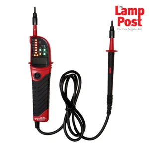 TIS 851 Elektrische Spannung & Durchgang AC/DC LED Stromkreis 2-polig Tester & Koffer - Bild 1 von 1