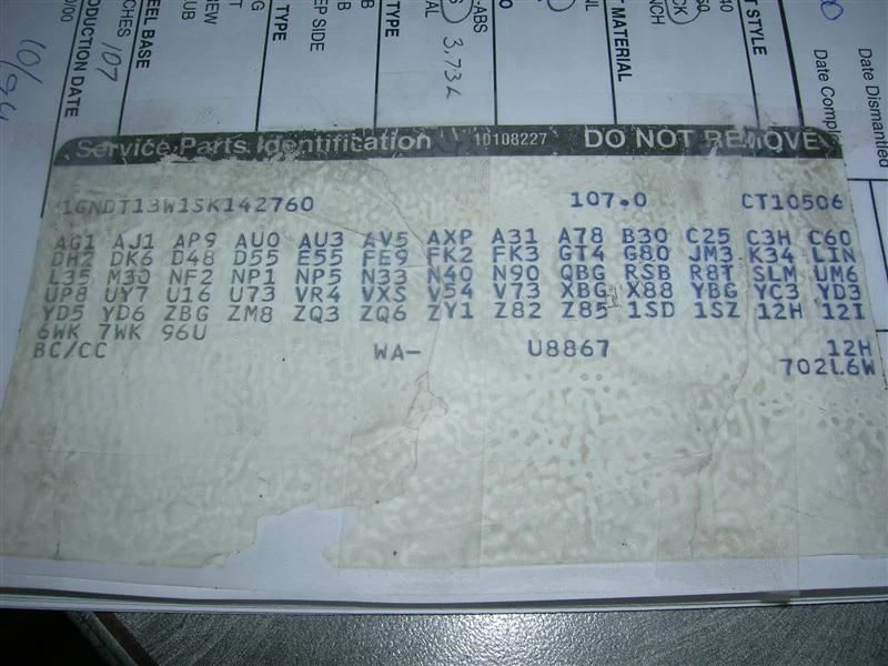 Used Transfer Case Assembly fits: 1995 Chevrolet Blazer s10/jimmy s15 dash switc Foto 1 de 4