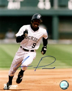 Juan Pierre Autographed/Signed Colorado Rockies 8x10 Photo 12748 - Picture 1 of 1