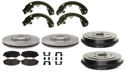 Equinox 05-06 Torrent 02-07 Vue Front Disc & Rear Brake Drums & Shoes - Image 1 of 4