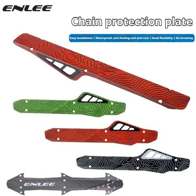 ENLEE MTB Chain Protection Sticker Rear Frame Protector Bike Chain Guard Cover - Image 1 of 4