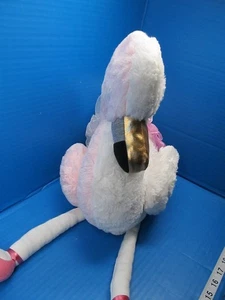 Animal Adventure Swan Flamingo Soft Landing Backflips 2:1 Reversible Pink White - Picture 1 of 8