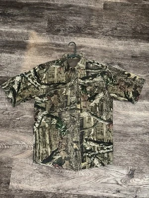 Game Winner Mossy Oak Camo Shirt S Mens Break Up Infinity Button Up Pressed - Image 1 of 4